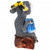  - Скульптура-фигура для сада гипсовая "Коза с баяном" 28х39см (Россия)