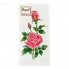 25295 - Салфетки бумажные "Bouquet Original de Luxe" 33х33см, 2-х слойные, 20 штук в упаковке, 100% целлюлоза, "Роза" (Россия)