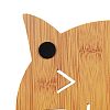  - Подставка бамбук/МДФ под горячее "Кот" 14х14,5х0,5см, в п/эт упаковке (Китай)
