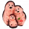  - Скульптура-фигура для сада гипсовая "Три ежа" 52х25см (Россия)