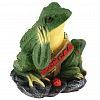 F1058    - Скульптура-фигура для сада из полистоуна "Лягушка с лягушонком" 22х30см (Россия)