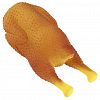  - Игрушка для собаки "Кура гриль" 18х9х7см, с пищалкой, ПВХ, фактурная, желтый/бежевый, "Пэт тойс (Pet toys)" (Китай)