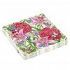 25005 - Салфетки бумажные "Bouquet Home Collection Classic" 33х33см, 3-х слойные, 20 штук в упаковке, 100% целлюлоза, "Пионы и лилии" (Россия)