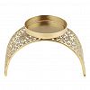  - Подсвечник "Браслет" 10х5х6см, на 1 свечу, чаша д5см, h1,2см, металл, золотой (Китай)