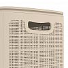 АП 374 - Корзина для белья пластмассовая "Лен" 100л, 43х32,1х80см, сборная, с крышкой, полипропилен, слоновая кость (Россия)