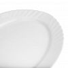 LKYP120/4 - "Волан" Блюдо 300х225х16мм, 350мл, стеклокерамика, цвет белый, т.м. "Домашняя мода" (Китай)