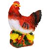  - Скульптура-фигура для сада гипсовая "Курица, рыжий" 30х15х41см (Россия)