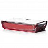 59009 - "Боркам (Borcam)" Форма стеклянная жаропрочная 2л, 36х19,5х9см, прямоугольная, стеклянная крышка, цветная коробка, Pasabahce (Турция)