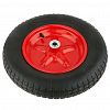PR2416 (13''х3,25х8/16мм) - Колесо для тачки садовой 13''х3,25х8/16мм, пневмо, д33см, ширина протектора 8,2см, диск д20,3см, втулка д1,6см, ступица 9см, цвета микс (Россия)