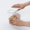 ASE069PSWT - Контейнер для сыпучих продуктов пластмассовый 1,7л, 18,7х8,7х16,8см, белый (Россия)