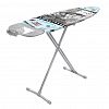НЛ/ММ - Доска гладильная "Nika-Ultralight" 122х40х90см, тканевый чехол, основа - перфорированный метал лист, регулировка высоты, э/удлинитель с розеткой 1,9м, подставка euro под утюг 2 положения, max нагрузка 25кг, с Мерилин Монро (Россия)