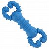 TR-101 - Игрушка для собаки "Рак" 12х4,5х2,5см, полипропилен, фактурная, цвета микс (темно-розовый, синий, зеленый, ярко-оранжевый), "Пэт тойс (Pet toys)" (Китай)