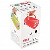 AOU-ZKFW20 - Кувшин (термос) пластмассовый "Ричард" 1,4л, д14,7см, h24,5см, горло д6,8см, колба из нержавеющей стали; винтовая пробка с кнопкой, пластик, нерж. ободок; с ручкой, бежевый, в коробке (Китай) Возможно выцветание краски по низу. Товар возврату и обмен