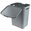 49900 - Корзина для белья пластмассовая "Артлайн" 60л, 44х34,5х55,5см (Россия)