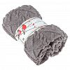 ПВ-180 - Плед/покрывало 180х200см "Призрачный горизонт" 6, велсофт "Gammi" гладкокрашенный, стриженый, полиэстер 100%, плотность 300г/м2, упаковка 18х33см, пояс бумажный, "Домашняя мода" (Россия)