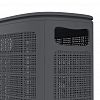 АП 1072 - Корзина для белья пластмассовая "Лен" 60л, 43х20х80см, сборная, с крышкой, полипропилен, графит (Россия)
