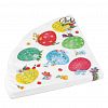 57014 - Салфетки бумажные "Art Bouquet Rondo" д32см, 3-х слойные, 12 штук в упаковке, 100% целлюлоза, "Акварельные яйца" (Россия)