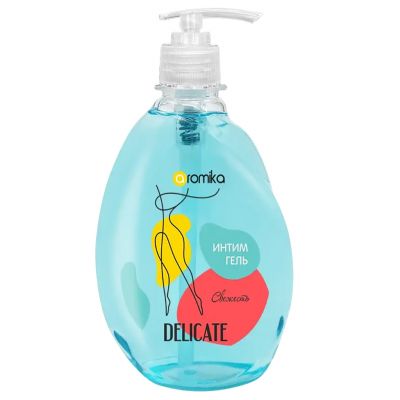 Гель для интимной гигиены "Delicate" 400мл, 8х5,5х17см, свежесть (Казахстан)