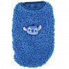6035 - "Пэт тойс (Pet toys)" Одежда для собаки "Жилетка" с декором - коала, р-р  L, длина спинки 28см/обхват груди 36см/обхват шеи 20см, цвет-синий, искусственный мех (100% полиэстер) (Китай)
