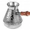  - Турка медная 400мл "Гранат", д9см, h10,9см, s0,8мм, деревянная ручка (Россия)