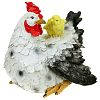12554 - Скульптура-фигура для сада из полистоуна "Курица-наседка" 33х30см (Россия)