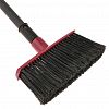 SC551510009 - "Spin&Clean" Комплект пластмассовый "Rock'n'Roll": щетка для пола + совок с кромкой, с высокими пластиковыми ручками 74см, щетина 7см, 5в1, 24х20х90,5см, бордовый (Россия)