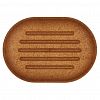 KL5008WD-ТБ - "Wood" Набор для ванной комнаты пластмассовый 18х10,5х36см 4 предмета: дозатор, мыльница, стакан для зубных щеток, ершик с подставкой (Россия)