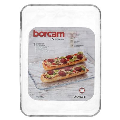 Borcam Форма стеклянная жаропрочная, 22,4х33,4х2см, Pasabahce (Турция)