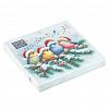 25433 - Салфетки бумажные "Bouquet Home Collection Classic" 33х33см, 3-х слойные, 20 штук в упаковке, 100% целлюлоза, "Новогодний квартет" (Россия)