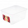 М1453 - Контейнер для продуктов пластмассовый 2л, 15х10х20,5см, фисташковый, подходит для СВЧ (Россия)