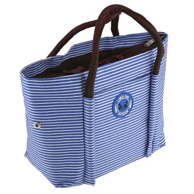 Сумка обеденная "Lunch bag" 26х13,5х22см, 34см с ручками, полиэстер, на подкладке, внутренний карман на молнии, наружный карман, сумка-вставка 24х11,5х21см термоизоляция - фольгированный слой, время сохранения температуры до 2-х часов, толщина стенки
