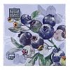 25392 - Салфетки бумажные "Bouquet Home Collection Classic" 33х33см, 3-х слойные, 20 штук в упаковке, 100% целлюлоза, "Черника. Голубой фон" (Россия)