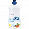 0659 - Средство для мытья посуды "Antibak de Luxe" 0,5л, 9х5х20см, цитрусовый фреш (Казахстан)