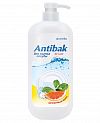 1984 - Средство для мытья посуды "Antibak de Luxe" 1,1л, 10х7х24см, цитрусовый фреш (Казахстан)
