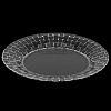 EQ3002-4 - Тарелка мелкая стеклянная "Ротанг" д268мм, h25мм, в коробке, "Дели Гласс (Deli Glass)" (Китай)