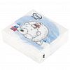 57835 - Салфетки бумажные "Desna Design" 24х24см, 1 слойные, 40 штук в упаковке, 100% целлюлоза, "Мишка и пингвин" (Россия)