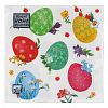 25275 - Салфетки бумажные "Bouquet Home Collection Classic" 33х33см, 3-х слойные, 20 штук в упаковке, 100% целлюлоза, "Акварельные яйца" (Россия)