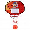  - Набор для игры в баскетбол 3 предмета: кольцо (корзина) д17,3см, 40х19,5х29,5см на присосках; мяч д14см; насос 16см, пластик/ПВХ, "Кирпичная стена" (Китай)