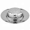 ADU400232 - Пробка-сетка для раковины из нержавеющей стали "Горошек" д7,2см, h1,6см, на картоне (внутренний д4см) (Китай)