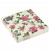 25297 - Салфетки бумажные "Bouquet Home Collection Classic" 33х33см, 3-х слойные, 20 штук в упаковке, 100% целлюлоза, "Нежные розы" (Россия)