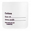 24 0306 0862 - Свеча "Sense" д7,4см, h7,4см, ароматическая "Cotton", парафин, в подсвечнике из гипса, время горения 20 часов (Россия)