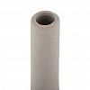 P112-2 - Ваза керамическая "Фруктус 2" 1,5л, д12см h34см, д/горла - 1,7см, матовая, фактурная глазурь, цвет - серый, в коробке (Китай)