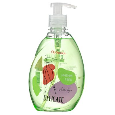 Гель для интимной гигиены "Delicate" 400мл, 8х5,5х17см, алоэ вера (Казахстан)