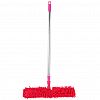 А-5 - Швабра паркетная "Дуэт" насадка двухсторонняя лапша-микрофибра 40х13см, рукоятка металлическая, раздвижная 69-113см, цвета микс (Китай)