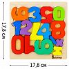 БШ03 - Игрушка "Башня "Цифры" 18*18*1,5см, развивающая, МДФ, ЛХДФ, фанера, картон, в пленке (Россия)