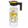 111118-002 - "Херивин (Herevin)" Кувшин стеклянный 1,46л, "Lemonade" пластмассовая крышка, Pasabahce (Турция)