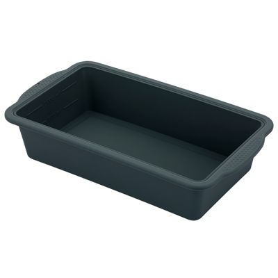 Противень силиконовый "Linea Silicone" 26х14,7х5,5см, с металлическим каркасом, прямоугольный, синий, "Regent" (Китай)