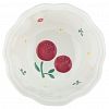 AYMT23-235 - "Безе" "Черника" Салатник фарфоровый 1,25л, д21,7х8,6см, фигурный, цветной декор, с ободком (Китай)