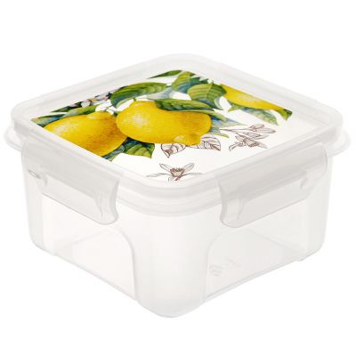 Контейнер для продуктов пластмассовый "Fresh" 0,6л, подходит для СВЧ (Россия)