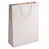 922L-2/5-10/XL - Пакет подарочный бумажный с атласной веревочной ручкой 30х41,5х12см "Бисер" с блестящим тиснением, цвета в ассортименте: белый; розовый; черный; серый (Китай)